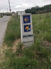 Camino Frances - Dzień 2. Kamień milowy na Camino