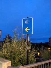 Camino Frances - Dzień 2. Strzałka na Camino