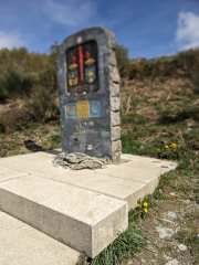 Camino Frances - Dzień 4. Kamień na granicy z Galicją