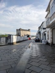 Camino Frances - Dzień 6. Ulica w Portomarin