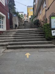Camino Frances - Dzień 6. Sarria - charakterystyczne schody